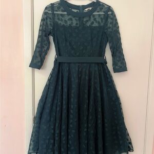 Elegant Kids Dress in Teal